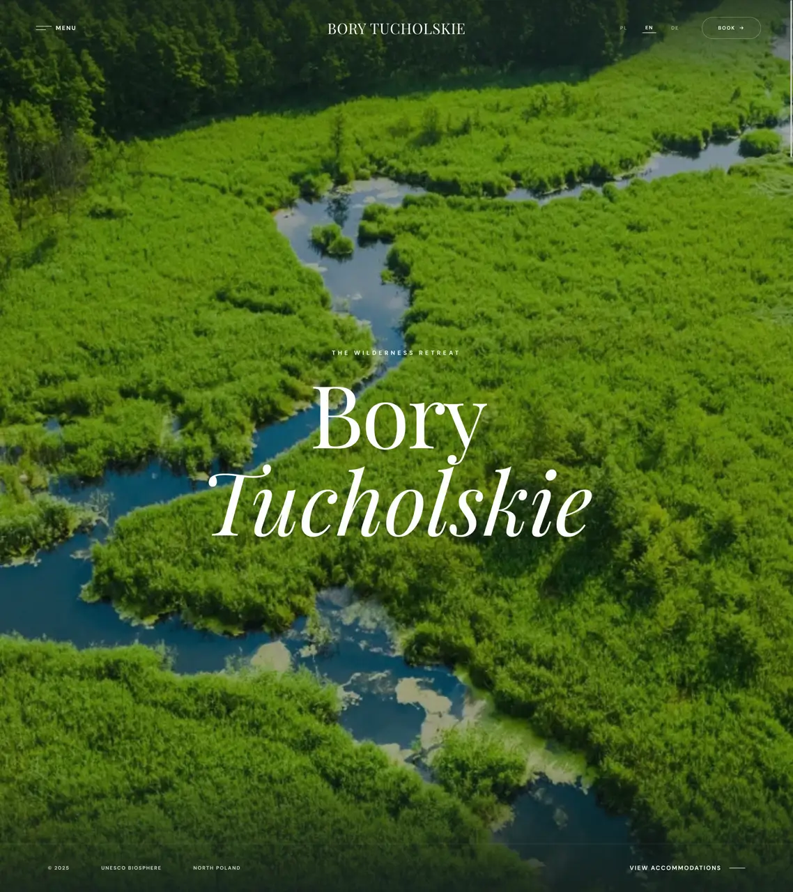 Homepage preview for Regional Tourism Portal